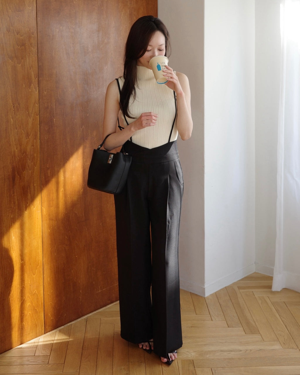 ハイウエストキャミロンパース – lucias tokyo ハイウエストキャミロンパース – lucias tokyo