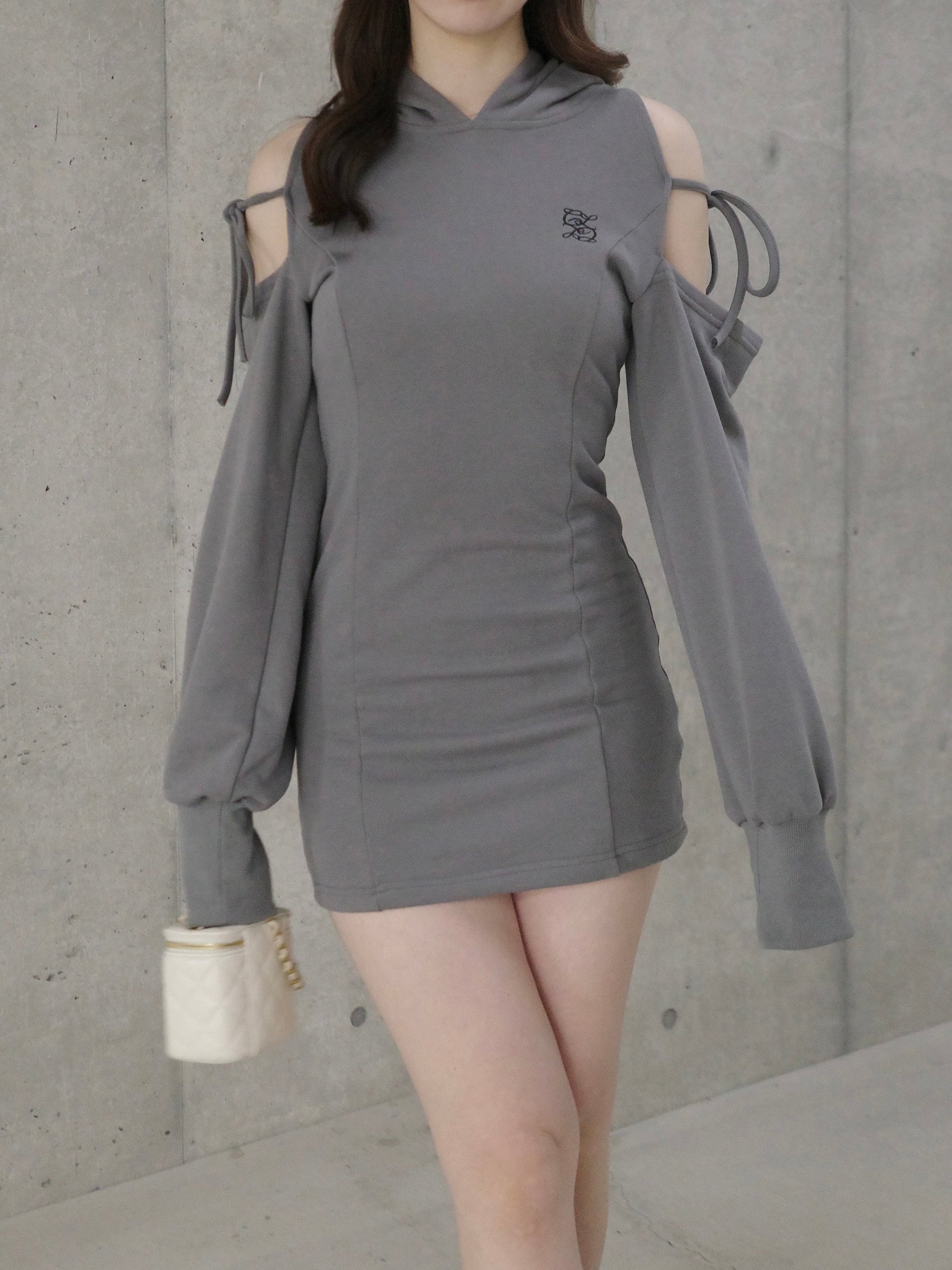 リボンショルダースウェットワンピース – lucias tokyo