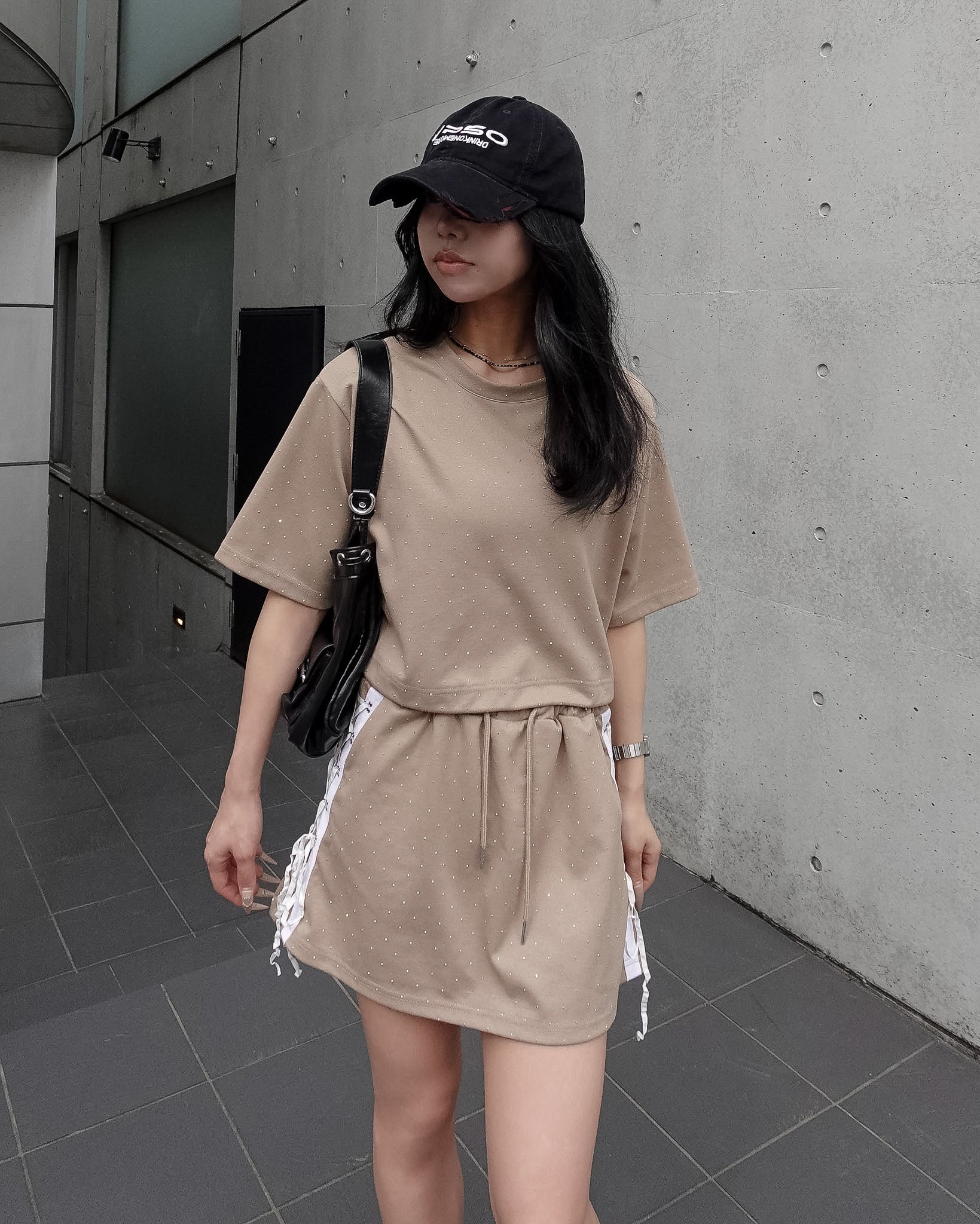 再入荷なし】レースアップラインストーンセットアップ – lucias tokyo