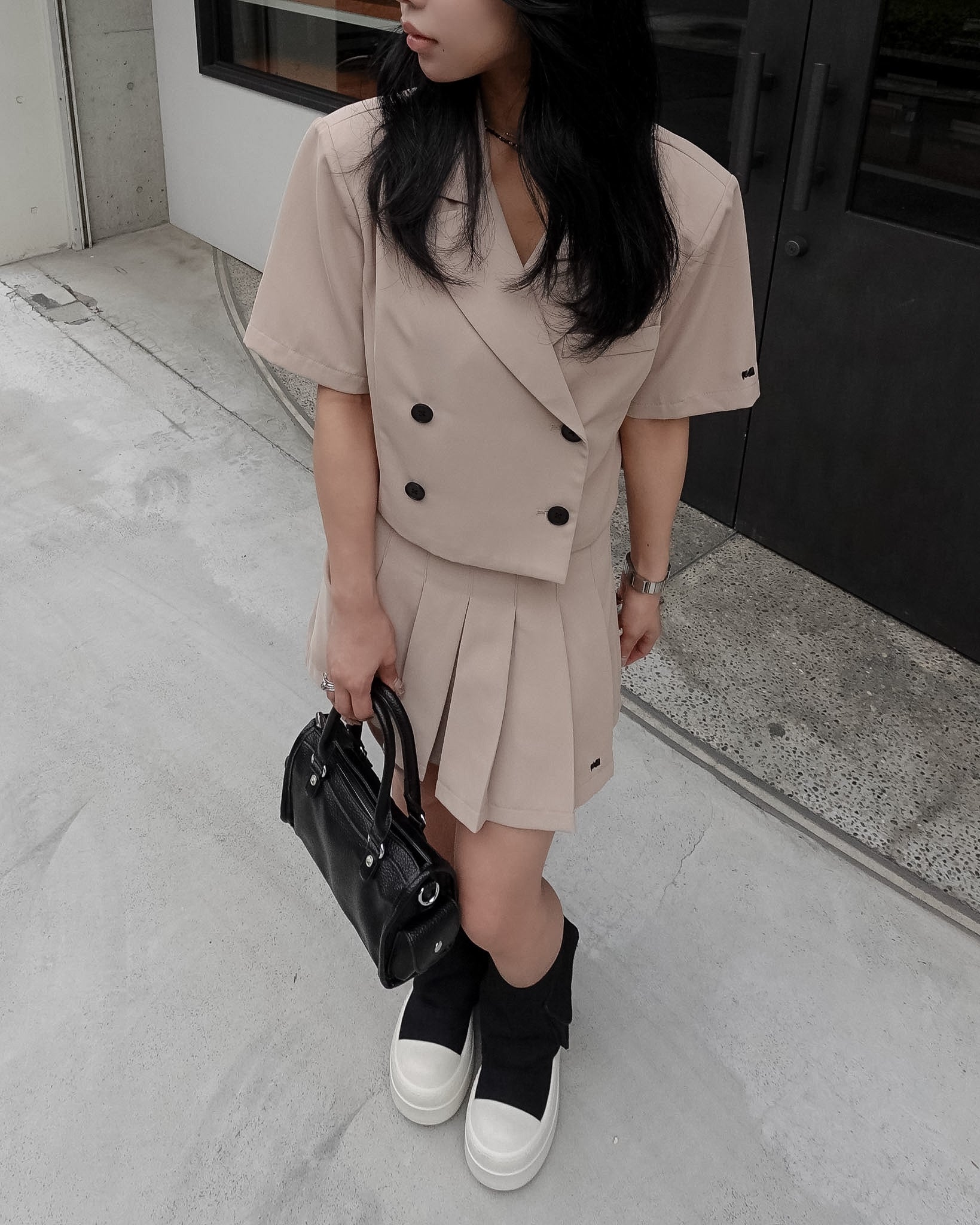 再入荷なし】プリーツミニスカートセットアップ – lucias tokyo