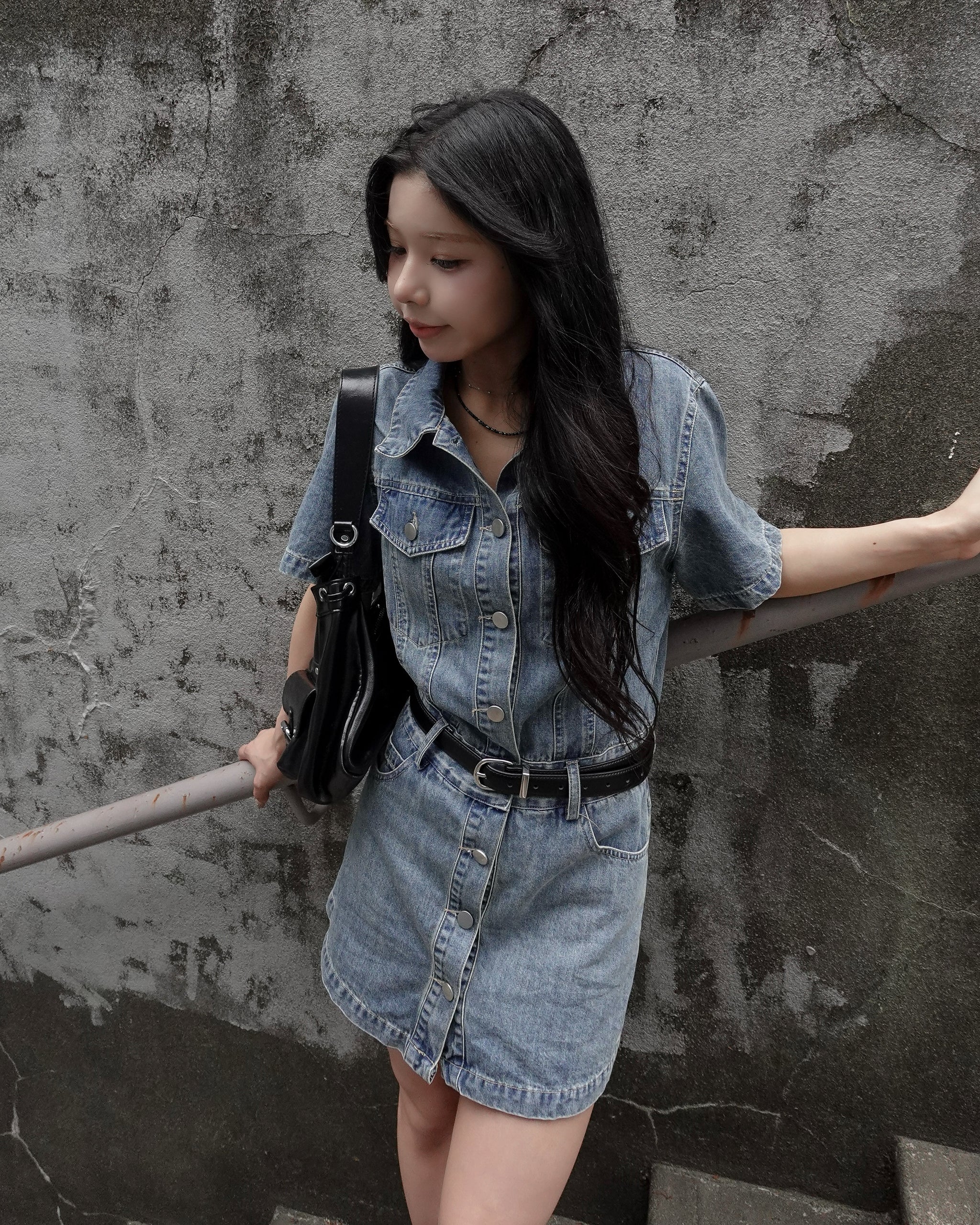 再入荷なし】デニムミニワンピース – lucias tokyo