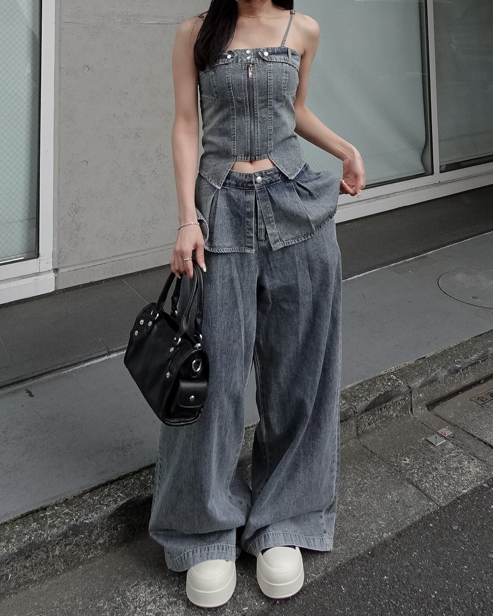 ロングデニムセットアップ – lucias tokyo