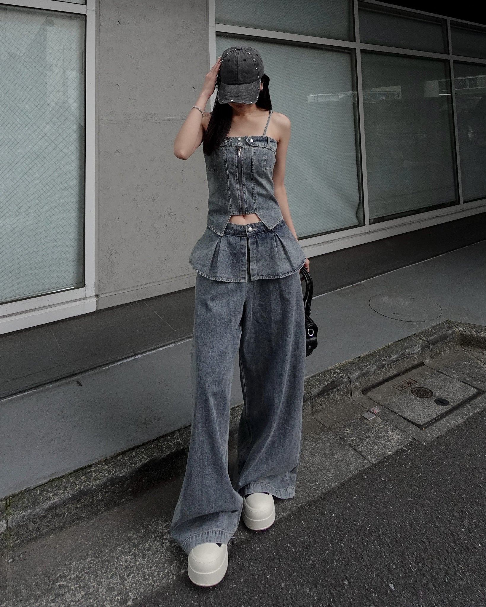 ロングデニムセットアップ – lucias tokyo