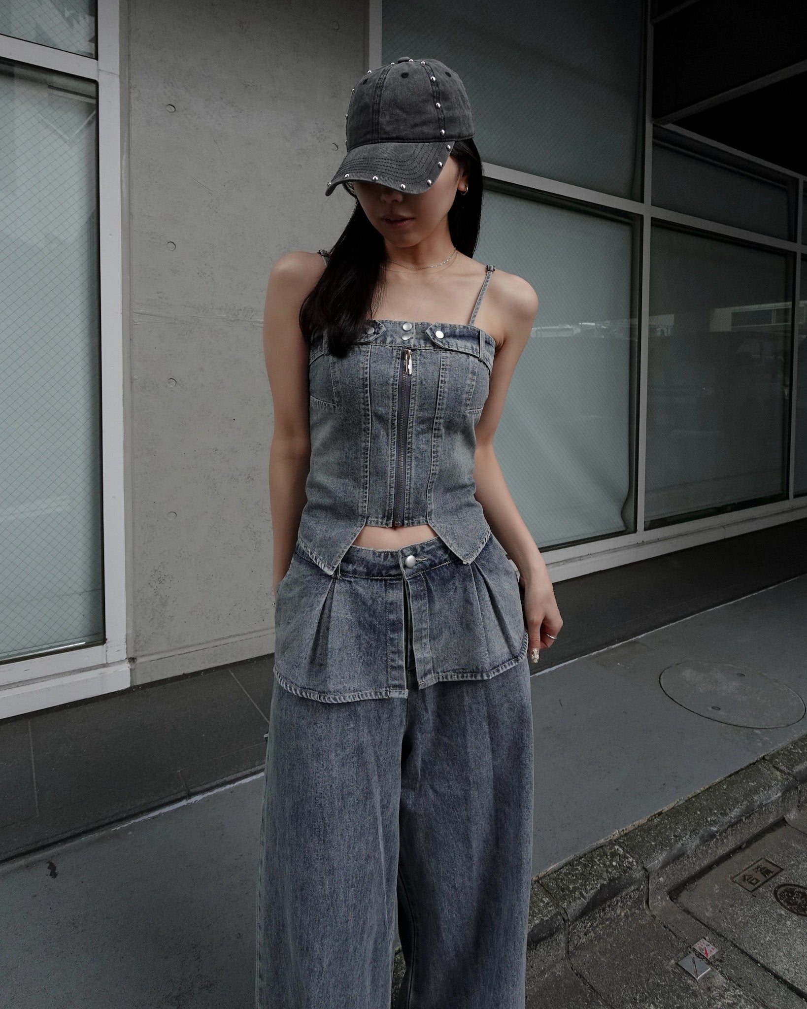 ロングデニムセットアップ – lucias tokyo