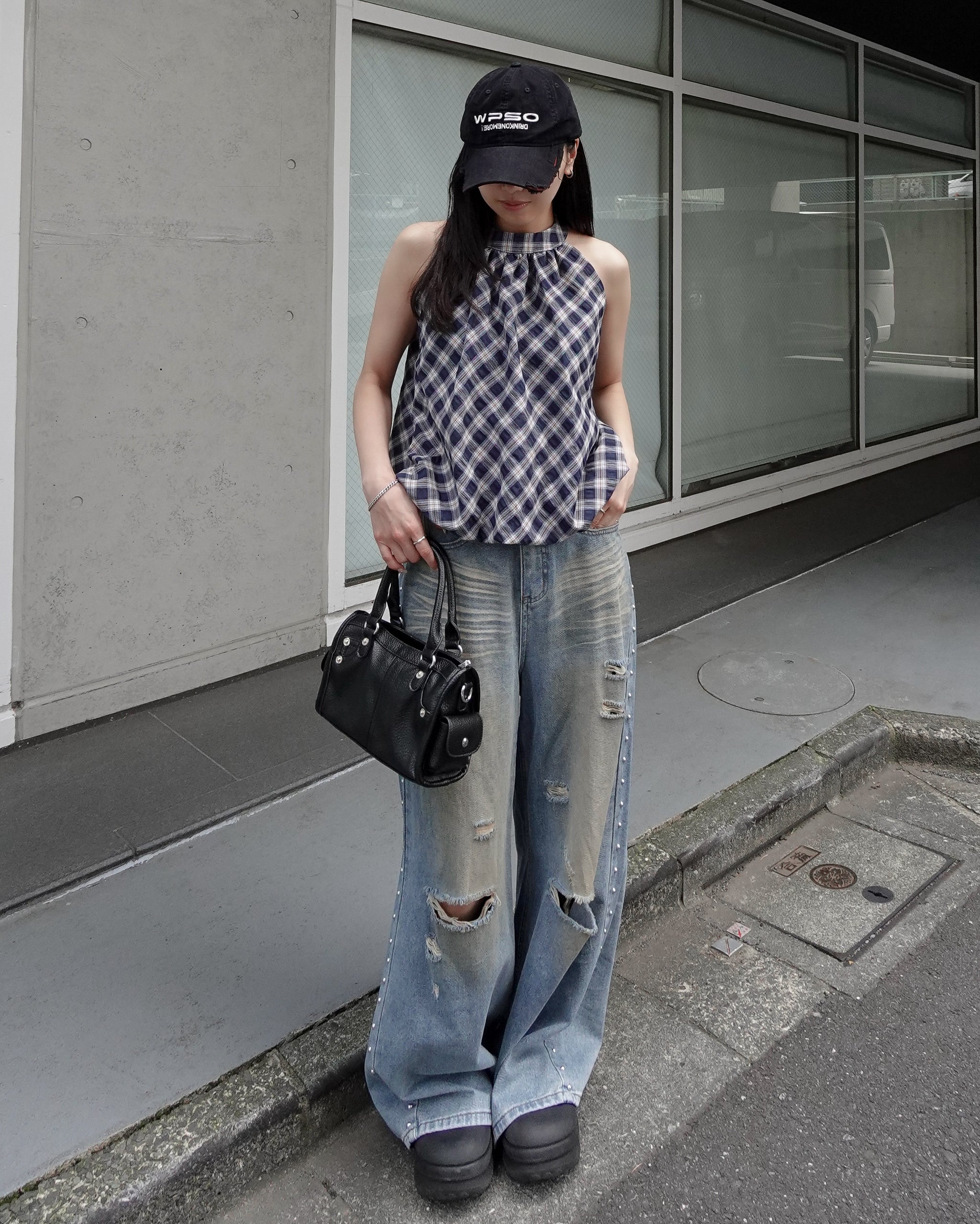 チ牛かわ 　L.G.B ダメージデニム サイドスタッズダメージデニム – lucias tokyo