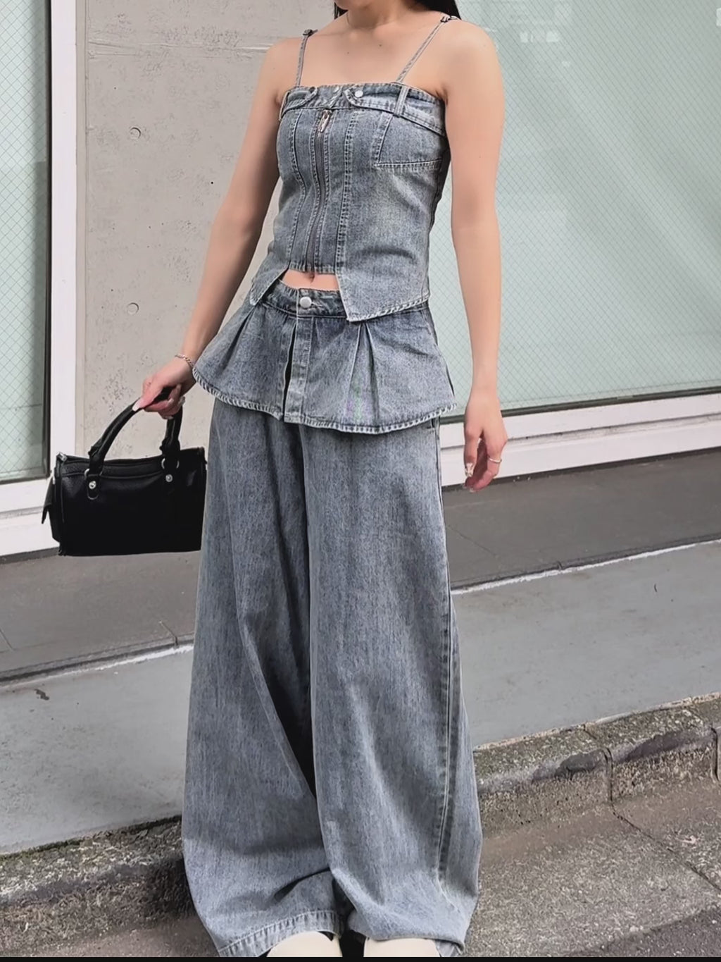 ロングデニムセットアップ – lucias tokyo